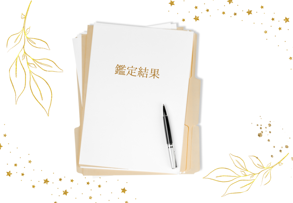 鑑定結果PDF